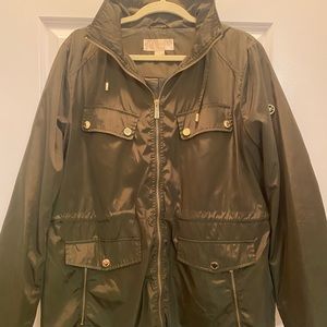 Michael Kors Green rain jacket